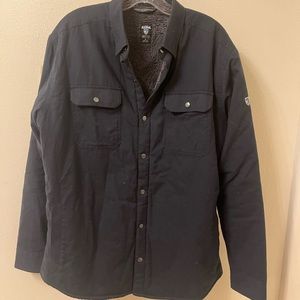 Fleece lined jacket